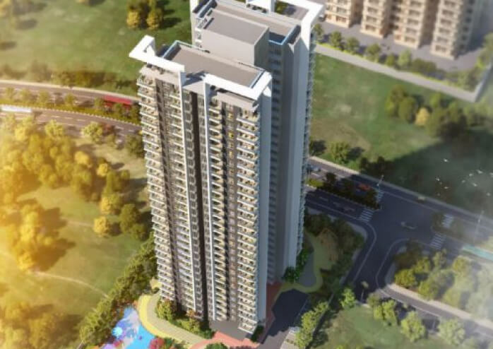 SLV Tranquil Woods premium apartment tower view