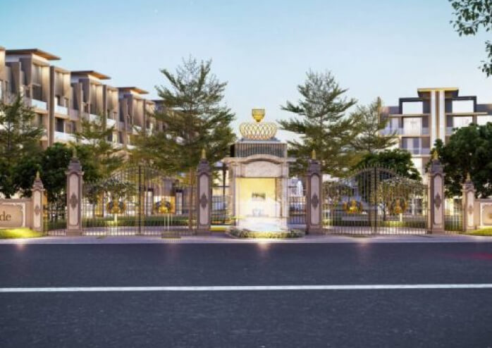 SLV Green Meadows luxury apartment building exterior